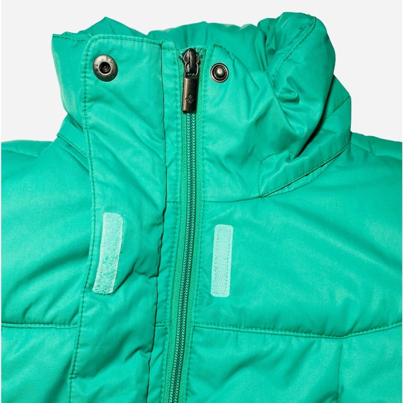 Columbia Omnishield green zip up snow jacket puffer size small - Picture 7 of 9
